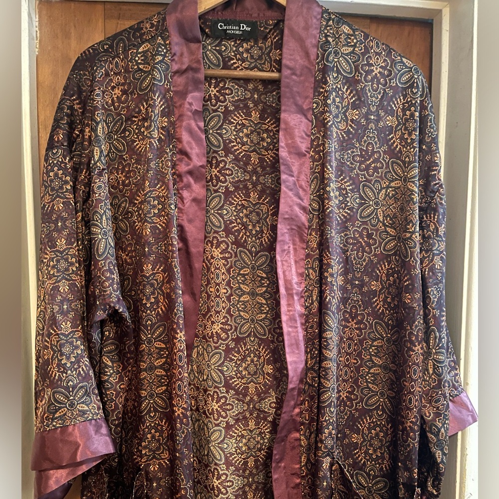Vintage Christian Dior mens robe this print is rare and very hard to find!